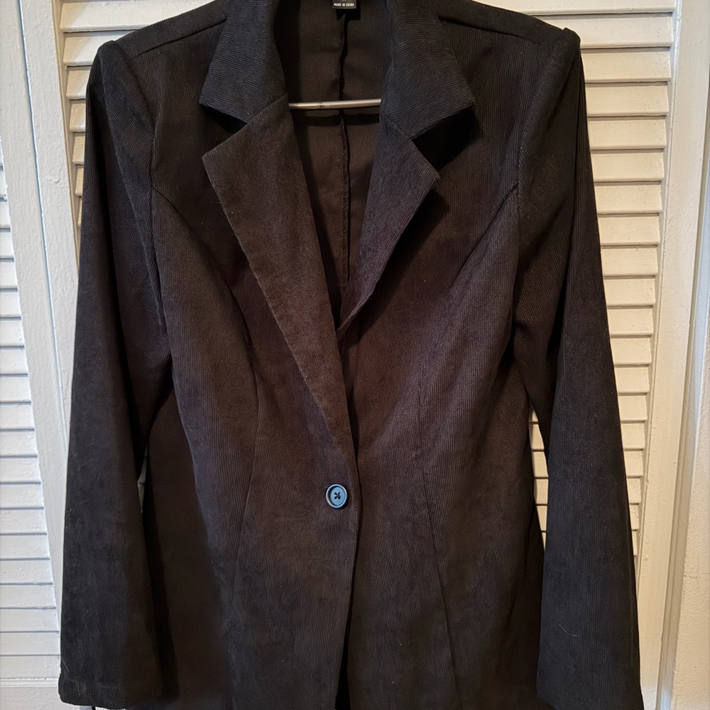 Elegant Charcoal Blazer for Women